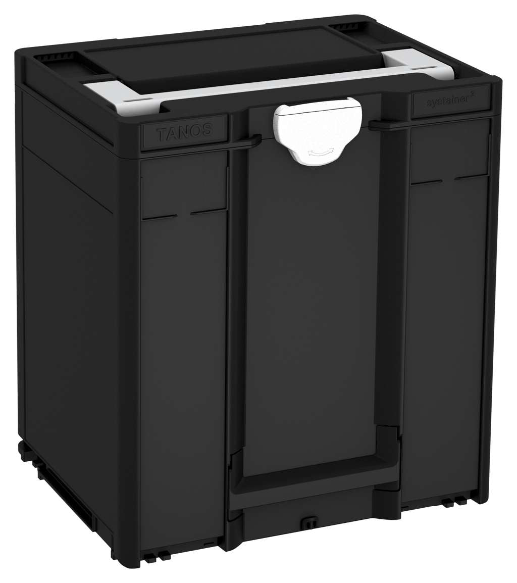 Systainer³ M 437, Black with Light Grey lid handle and White catches