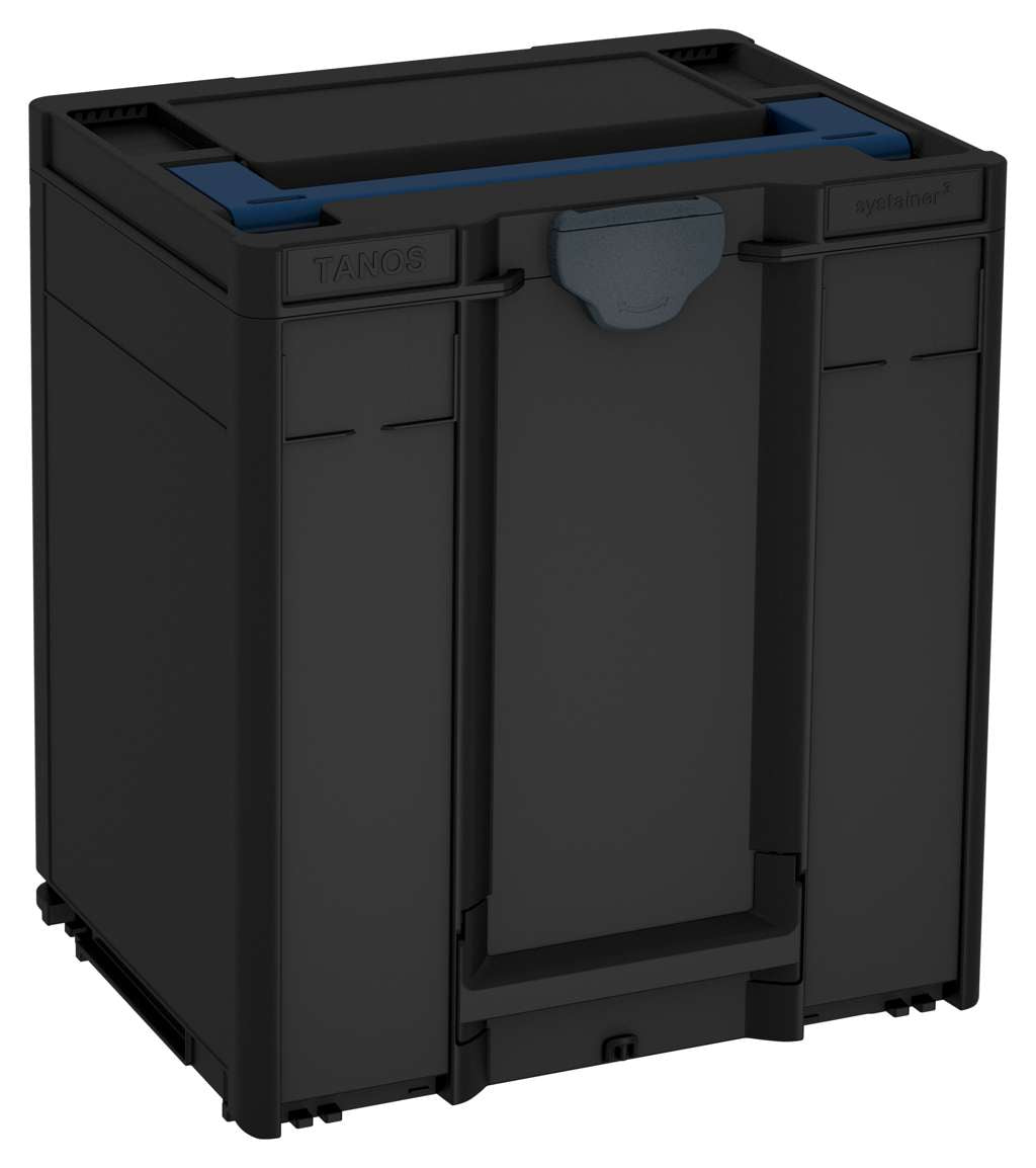 Systainer³ M 437, Black with Sapphire Blue lid handle and Anthracite catches
