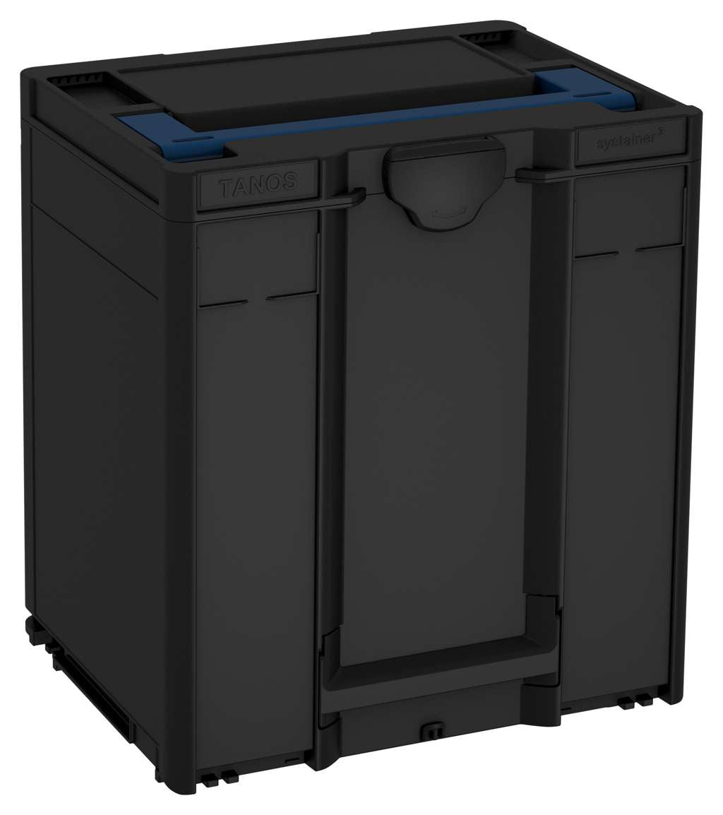Systainer³ M 437, Black with Sapphire Blue lid handle
