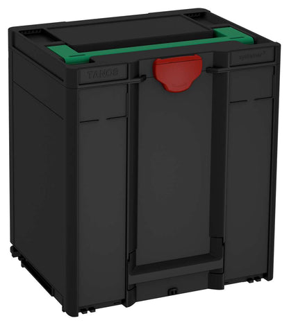 Systainer³ M 437, Black with Signal Green lid handle and Carmine Red catches