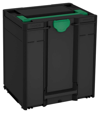 Systainer³ M 437, Black with Signal Green lid handle and Signal Green catches