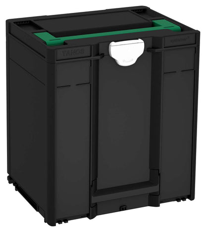 Systainer³ M 437, Black with Signal Green lid handle and White catches