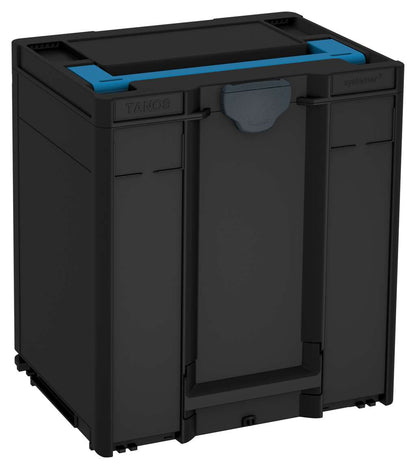 Systainer³ M 437, Black with Sky Blue lid handle and Anthracite catches