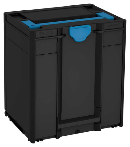 Systainer³ M 437, Black with Sky Blue lid handle and Sky Blue catches
