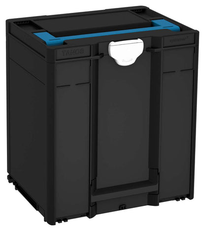 Systainer³ M 437, Black with Sky Blue lid handle and White catches