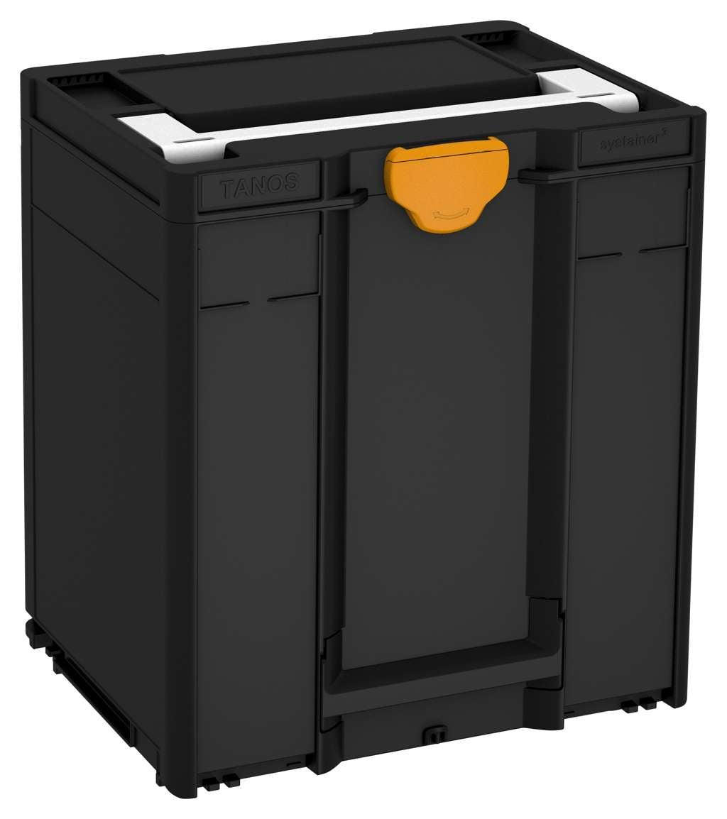 Systainer³ M 437, Black with White lid handle and Daffodil Yellow catches