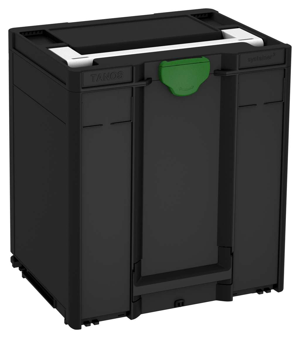 Systainer³ M 437, Black with White lid handle and Emerald Green catches