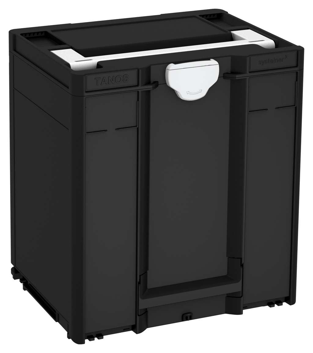 Systainer³ M 437, Black with White lid handle and Light Grey catches