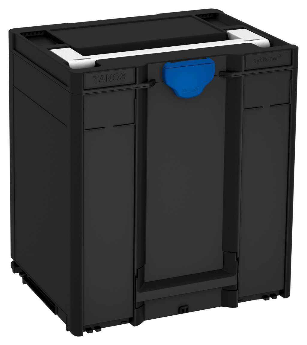 Systainer³ M 437, Black with White lid handle and Signal Blue catches