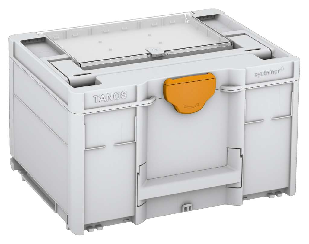 Systainer³ Lid Compartment M 237, Light Grey with Daffodil Yellow catches