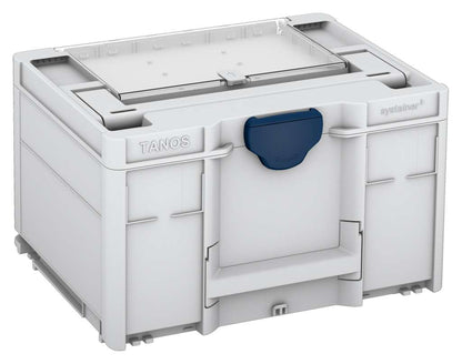 Systainer³ Lid Compartment M 237, Light Grey with Sapphire Blue catches