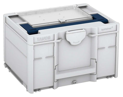 Systainer³ Lid Compartment M 237, Light Grey with Sapphire Blue lid handle