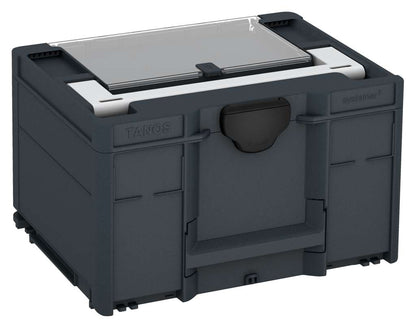 Systainer³ Lid Compartment M 237, Anthracite with Light Grey lid handle and Black catches