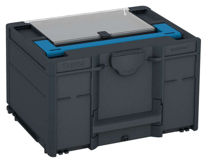 Systainer³ Lid Compartment M 237, Anthracite with Sky Blue lid handle