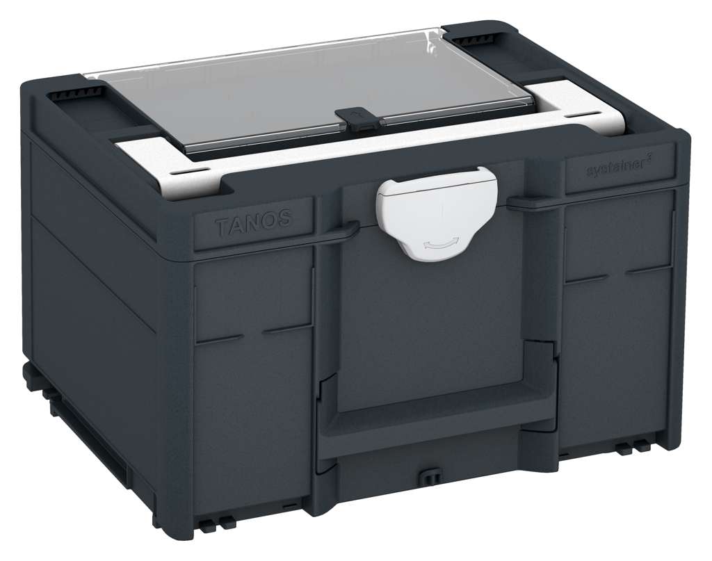 Systainer³ Lid Compartment M 237, Anthracite with White lid handle and Light Grey catches