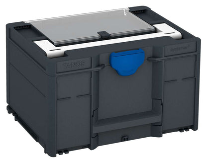 Systainer³ Lid Compartment M 237, Anthracite with White lid handle and Signal Blue catches