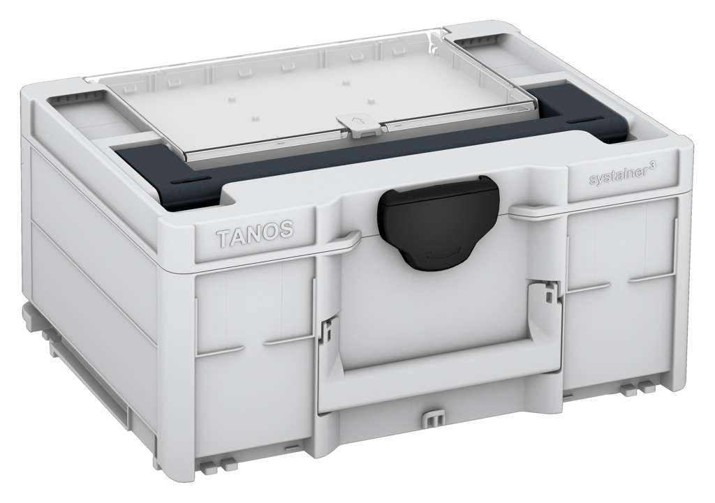 Systainer³ Lid Compartment M 187, Light Grey with Anthracite lid handle and Black catches