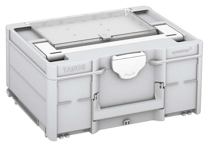 Systainer³ Lid Compartment M 187, Light Grey with White lid handle and White catches