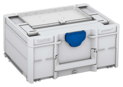 Systainer³ Lid Compartment M 187, Light Grey with Signal Blue catches