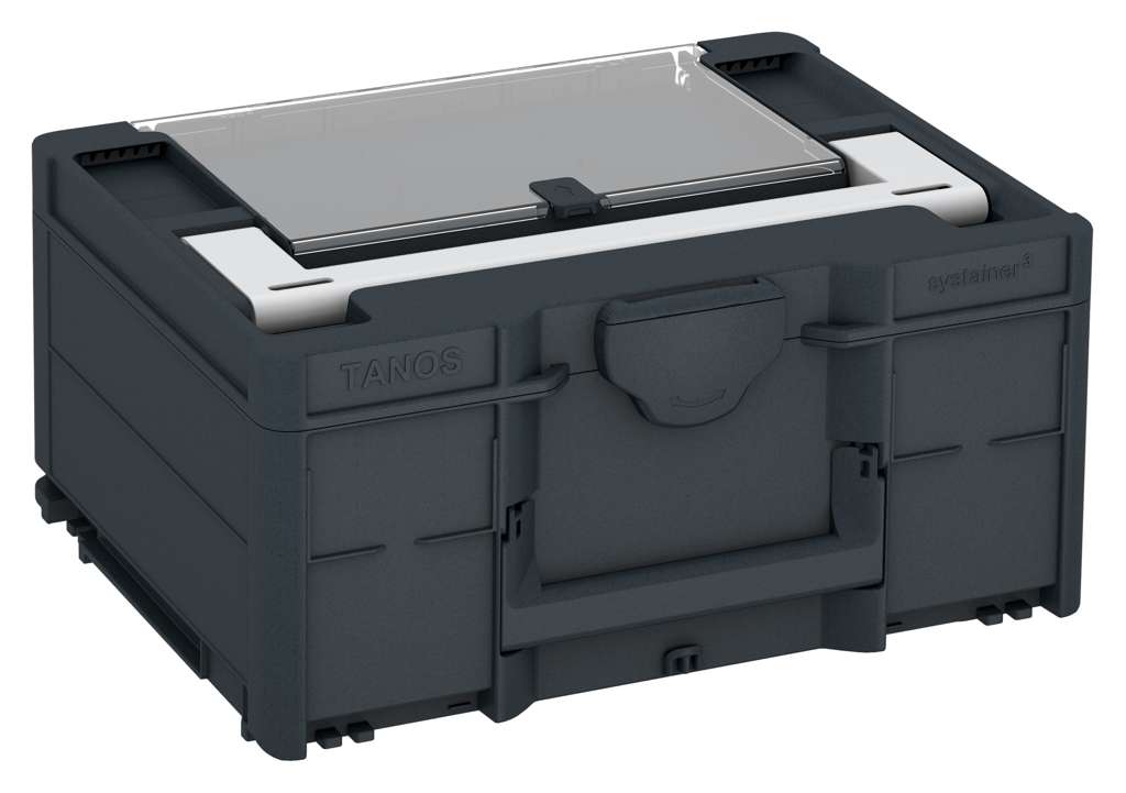 Systainer³ Lid Compartment M 187, Anthracite with Light Grey lid handle