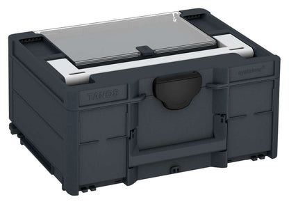 Systainer³ Lid Compartment M 187, Anthracite with Light Grey lid handle and Black catches