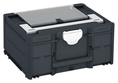 Systainer³ Lid Compartment M 187, Anthracite with Light Grey lid handle and White catches