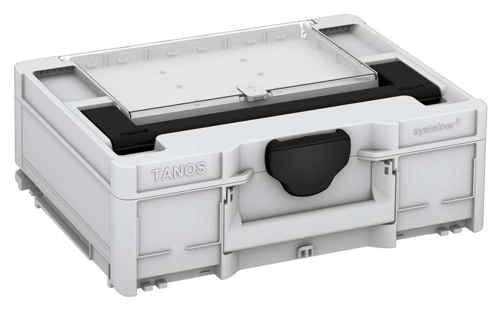 Systainer³ Lid Compartment M 137, Light Grey with Black lid handle and Black catches