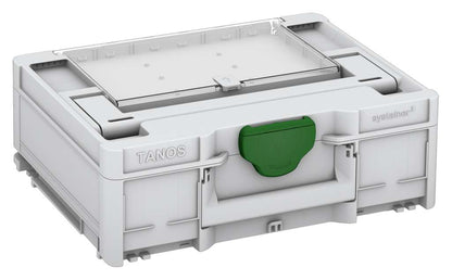 Systainer³ Lid Compartment M 137, Light Grey with Emerald Green catches