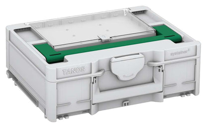 Systainer³ Lid Compartment M 137, Light Grey with Signal Green lid handle