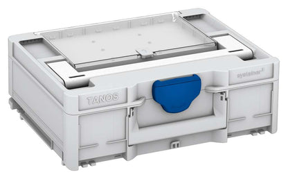 Systainer³ Lid Compartment M 137, Light Grey with White lid handle and Signal Blue catches