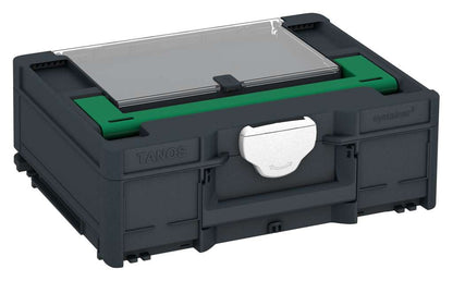 Systainer³ Lid Compartment M 137, Anthracite with Signal Green lid handle and White catches