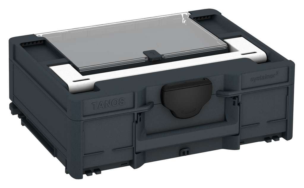 Systainer³ Lid Compartment M 137, Anthracite with White lid handle and Black catches