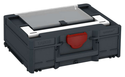 Systainer³ Lid Compartment M 137, Anthracite with White lid handle and Carmine Red catches