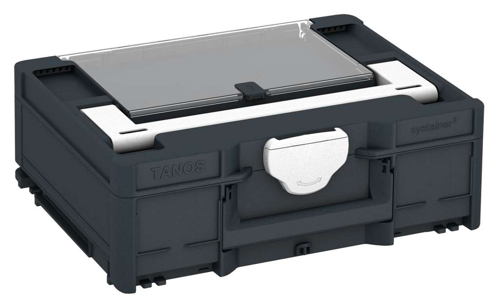 Systainer³ Lid Compartment M 137, Anthracite with White lid handle and White catches