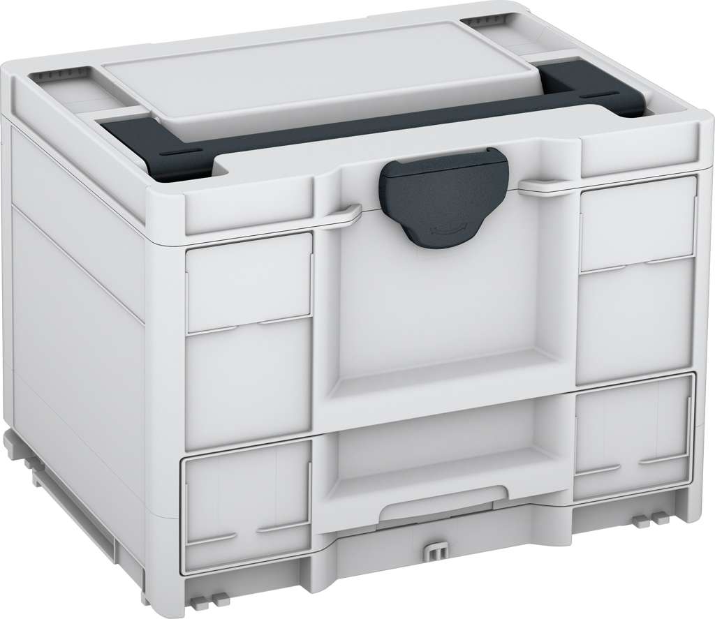 Systainer³ Combi M 287, Light Grey with Anthracite lid handle and Anthracite catches