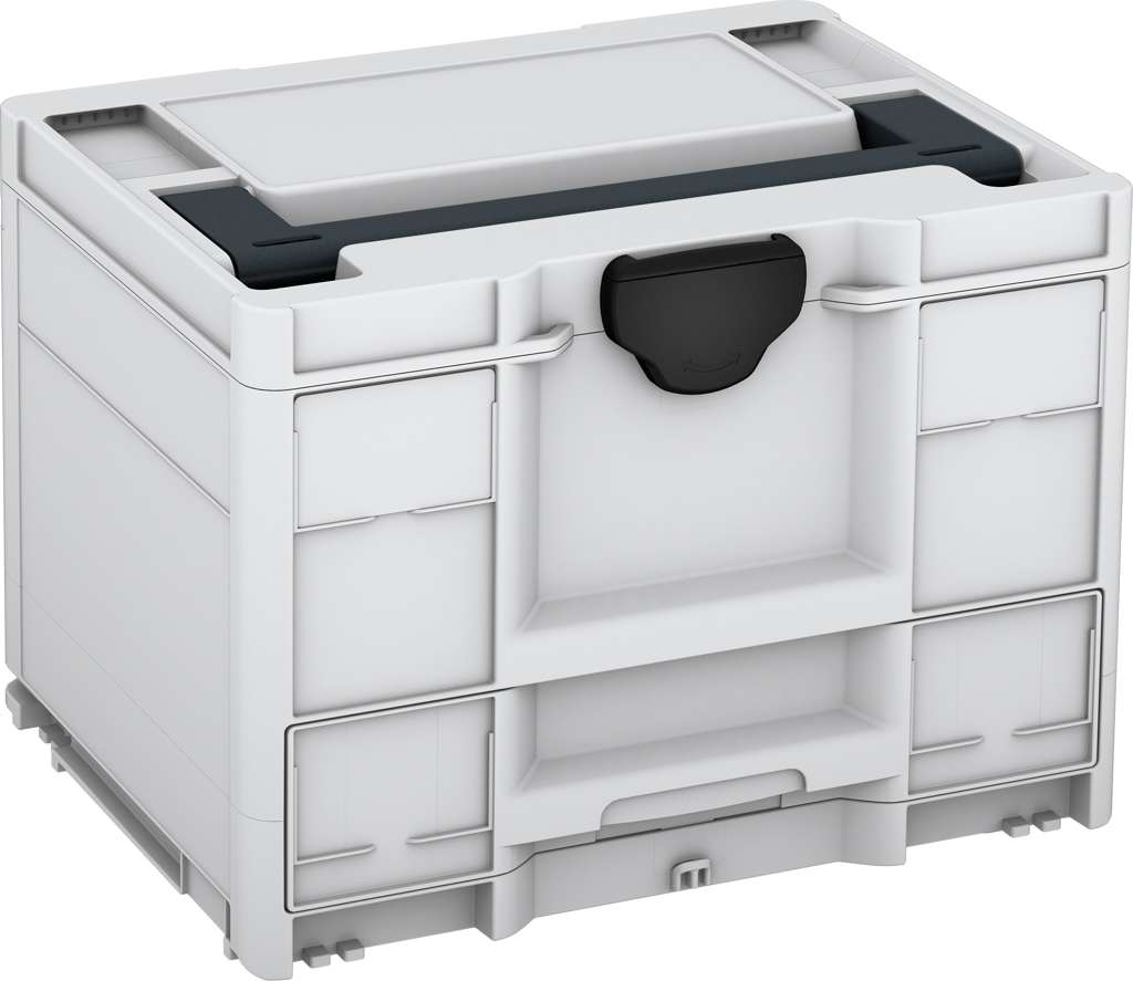 Systainer³ Combi M 287, Light Grey with Anthracite lid handle and Black catches