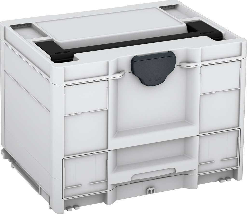 Systainer³ Combi M 287, Light Grey with Black lid handle and Anthracite catches