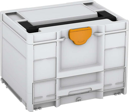 Systainer³ Combi M 287, Light Grey with Black lid handle and Daffodil Yellow catches