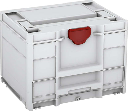 Systainer³ Combi M 287, Light Grey with Carmine Red catches