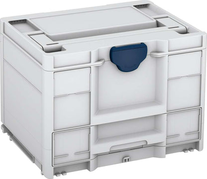 Systainer³ Combi M 287, Light Grey with Sapphire Blue catches
