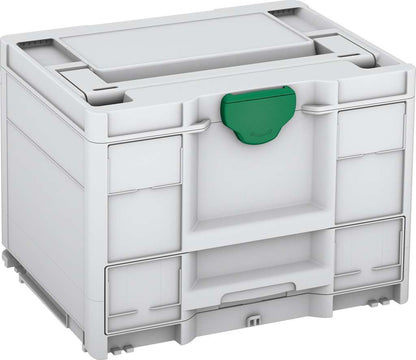 Systainer³ Combi M 287, Light Grey with Signal Green catches