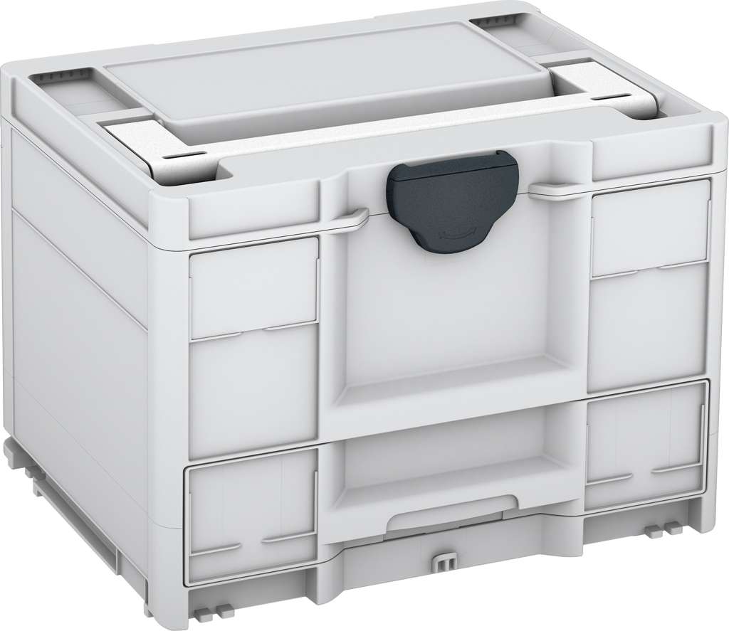 Systainer³ Combi M 287, Light Grey with White lid handle and Anthracite catches