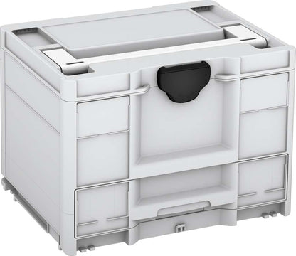 Systainer³ Combi M 287, Light Grey with White lid handle and Black catches