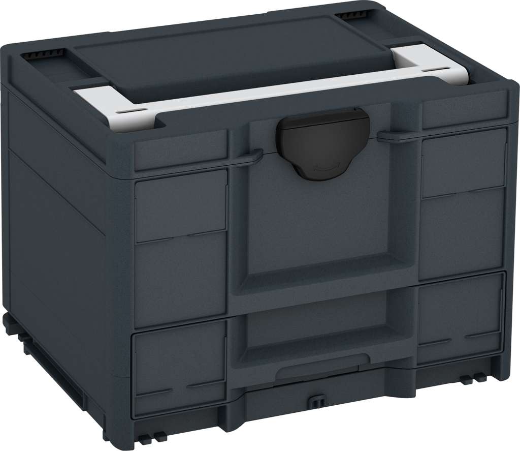 Systainer³ Combi M 287, Anthracite with Light Grey lid handle and Black catches