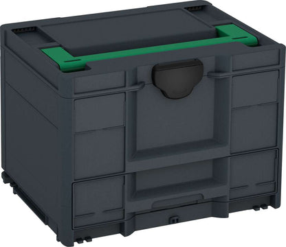Systainer³ Combi M 287, Anthracite with Signal Green lid handle and Black catches