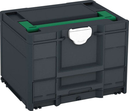 Systainer³ Combi M 287, Anthracite with Signal Green lid handle and White catches