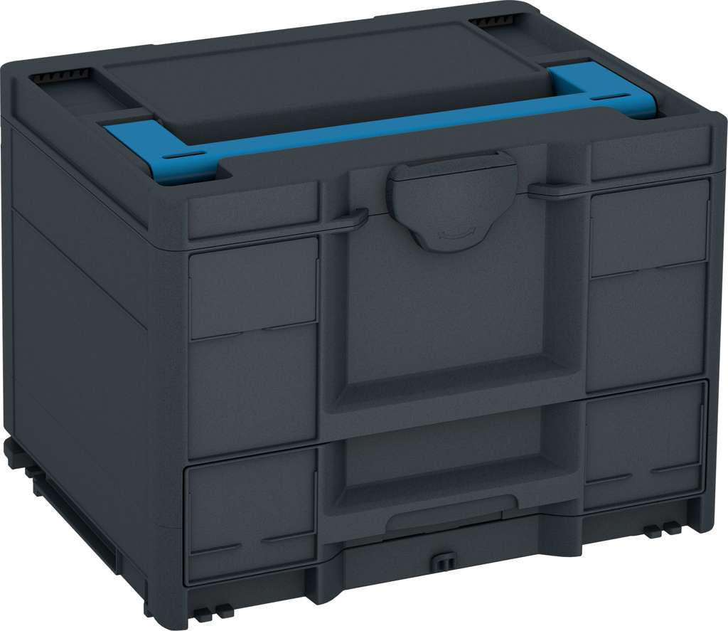 Systainer³ Combi M 287, Anthracite with Sky Blue lid handle