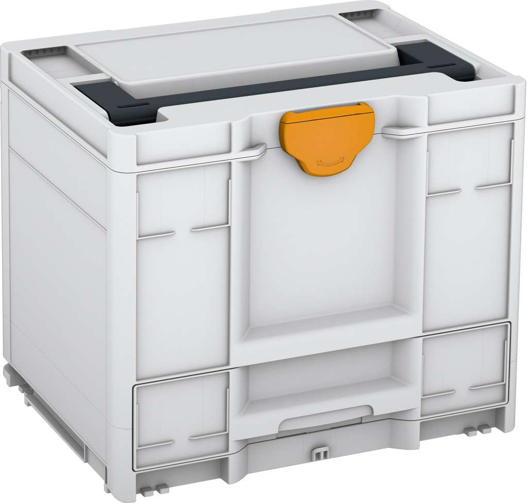 Systainer³ Combi M 337, Light Grey with Anthracite lid handle and Daffodil Yellow catches