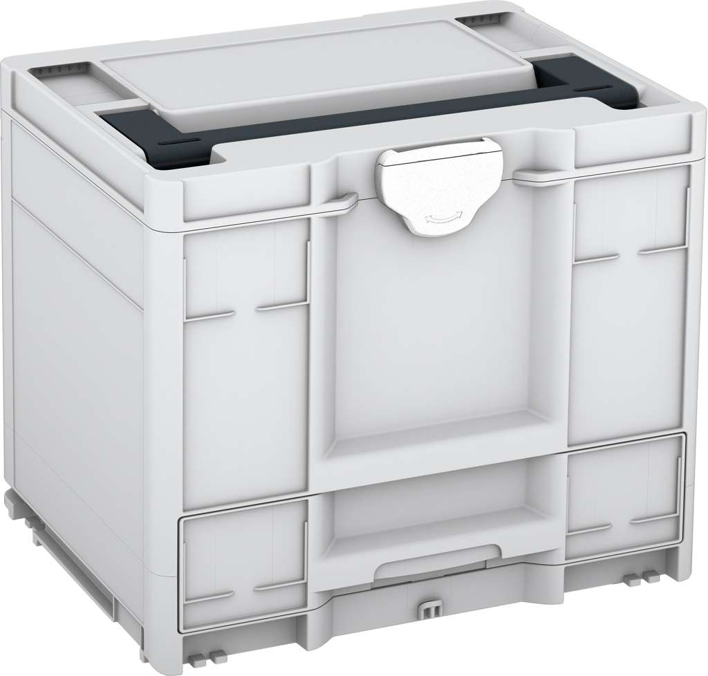 Systainer³ Combi M 337, Light Grey with Anthracite lid handle and White catches