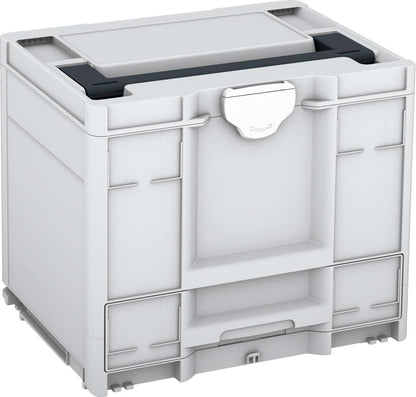 Systainer³ Combi M 337, Light Grey with Anthracite lid handle and White catches